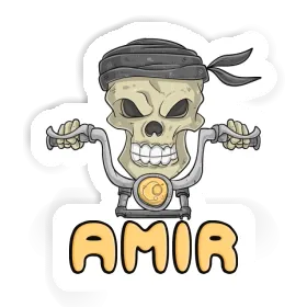 Sticker Amir Motorbike Rider Image