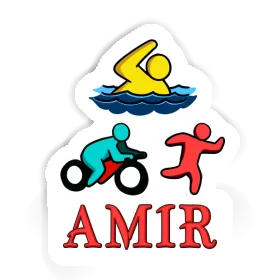 Sticker Amir Triathlete Image