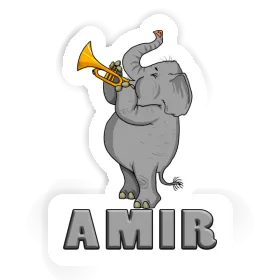 Amir Sticker Trumpet Elephant Image