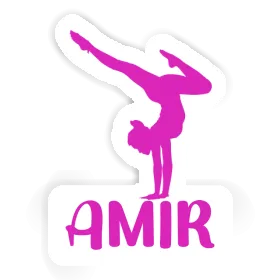 Sticker Amir Yoga Woman Image