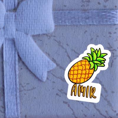 Sticker Amir Pineapple Notebook Image