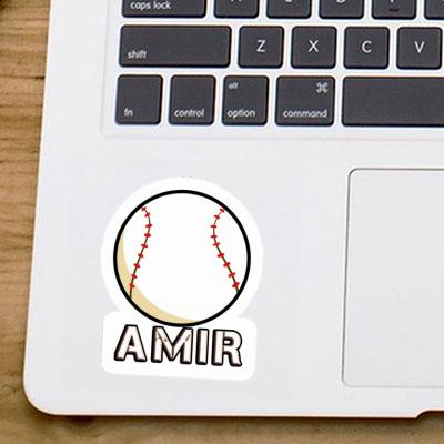 Baseball Sticker Amir Laptop Baseball Sticker Amir Laptop Image