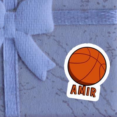 Aufkleber Basketball Amir Laptop Image