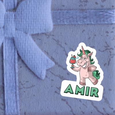 Party Unicorn Sticker Amir Party Unicorn Sticker Amir Image