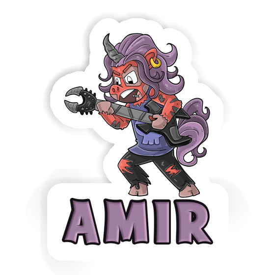 Amir Sticker Rockendes Einhorn Notebook Amir Sticker Rockendes Einhorn Gift package Image