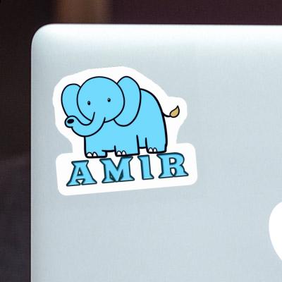 Sticker Elephant Amir Notebook Sticker Elephant Amir Gift package Image