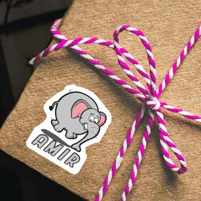 Elefant Aufkleber Amir Notebook Elefant Aufkleber Amir Gift package Image
