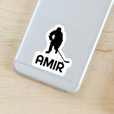 Sticker Hockey Player Amir Image