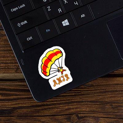 Sticker Fallschirm Amir Notebook Sticker Fallschirm Amir Gift package Image