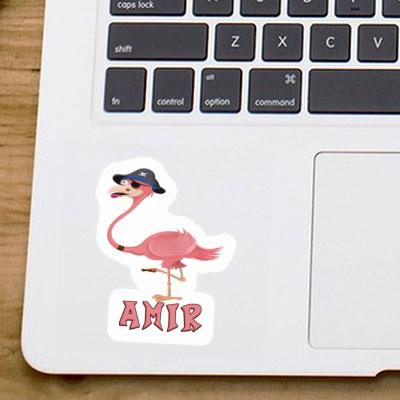 Sticker Flamingo Amir Notebook Sticker Flamingo Amir Gift package Image