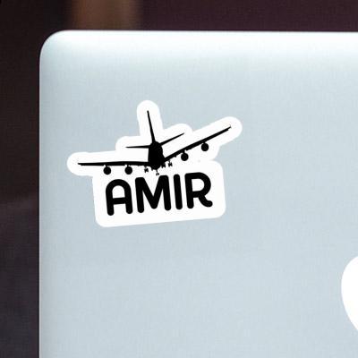 Autocollant Amir Avion Laptop Image