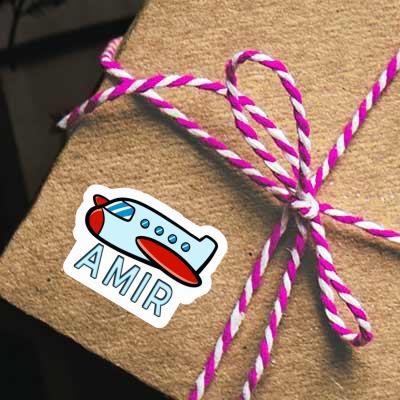 Sticker Airplane Amir Notebook Image