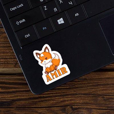 Sticker Amir Sitting Fox Gift package Image