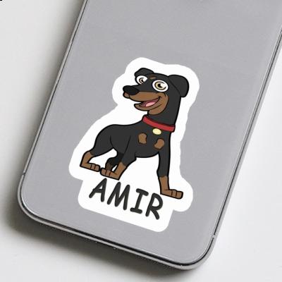 Sticker Amir German Pinscher Gift package Image