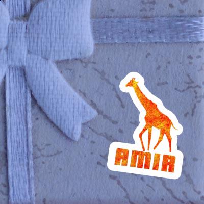 Amir Autocollant Girafe Laptop Image