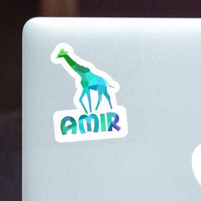 Giraffe Aufkleber Amir Laptop Image