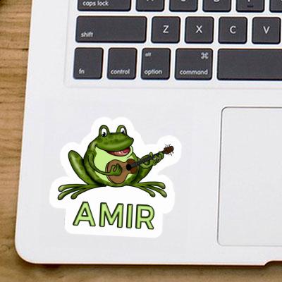 Sticker Amir Gitarrenfrosch Notebook Sticker Amir Gitarrenfrosch Notebook Image