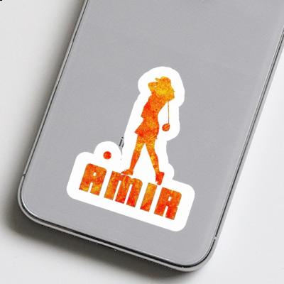 Sticker Amir Golfer Notebook Image