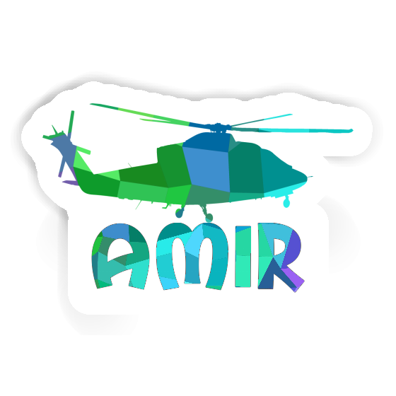 Amir Sticker Helikopter Notebook Image