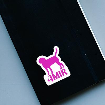 Chien Autocollant Amir Notebook Image