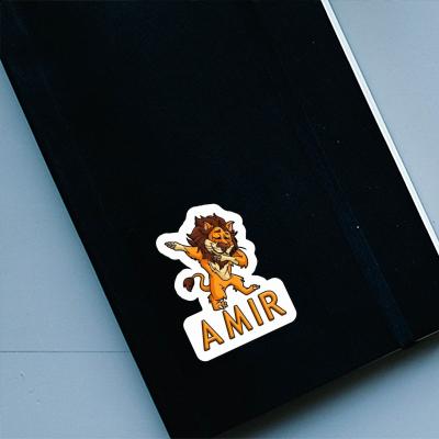 Lion Sticker Amir Notebook Image