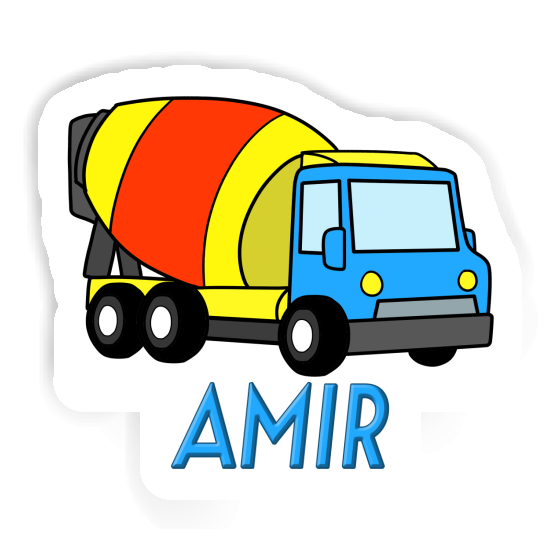 Aufkleber Amir Mischer-LKW Laptop Image