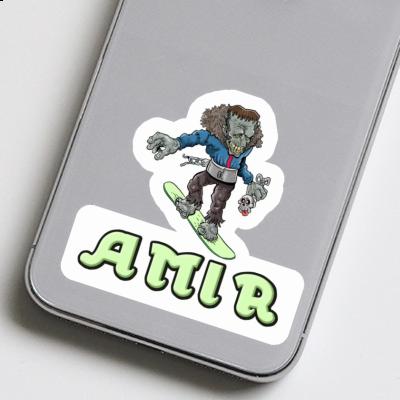 Amir Aufkleber Snowboarder Laptop Amir Aufkleber Snowboarder Laptop Image
