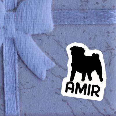 Sticker Amir Pug Laptop Image