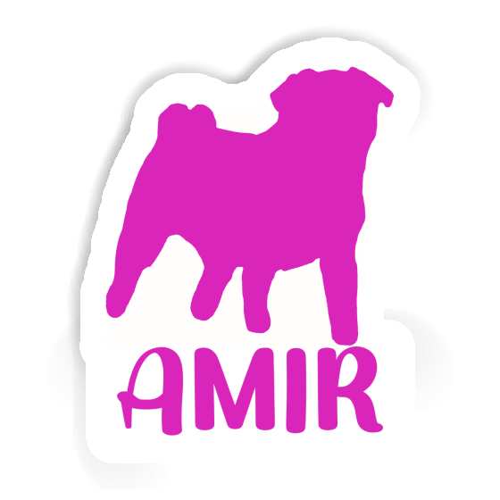 Pug Sticker Amir Gift package Image