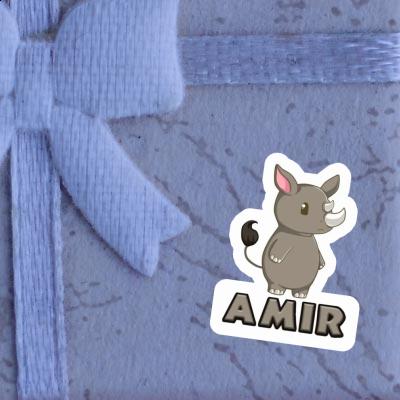 Sticker Nashorn Amir Notebook Sticker Nashorn Amir Gift package Image