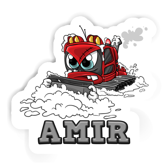 Amir Sticker Pistenfahrzeug Amir Sticker Pistenfahrzeug Image