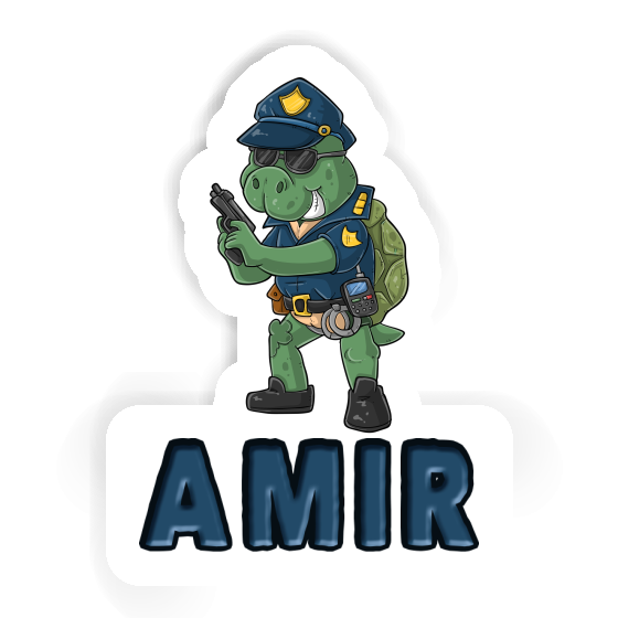 Amir Sticker Polizist Notebook Image