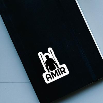 Amir Sticker Ring gymnast Notebook Image