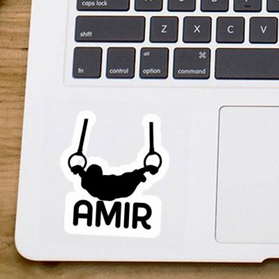 Ring gymnast Sticker Amir Laptop Image