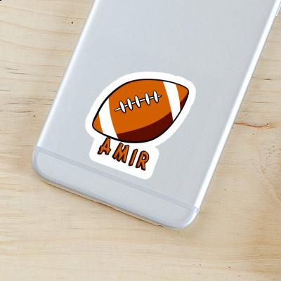 Rugby Ball Sticker Amir Notebook Rugby Ball Sticker Amir Gift package Image