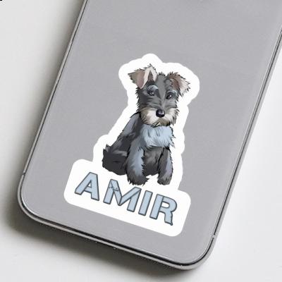 Schnauzer Autocollant Amir Laptop Image