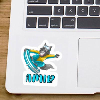 Sticker Snowboarder Amir Laptop Sticker Snowboarder Amir Laptop Image