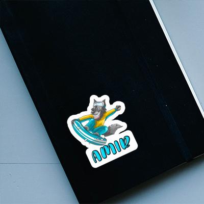 Sticker Snowboarder Amir Notebook Sticker Snowboarder Amir Gift package Image
