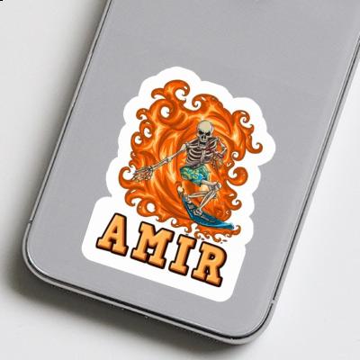 Amir Sticker Surfer Laptop Image