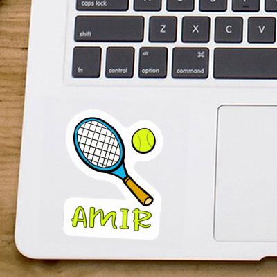 Sticker Tennisschläger Amir Notebook Image