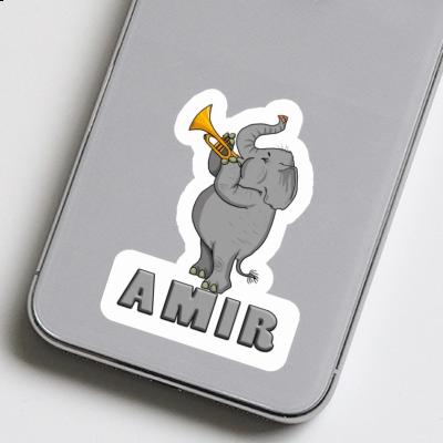 Amir Sticker Trompeten-Elefant Laptop Amir Sticker Trompeten-Elefant Laptop Image