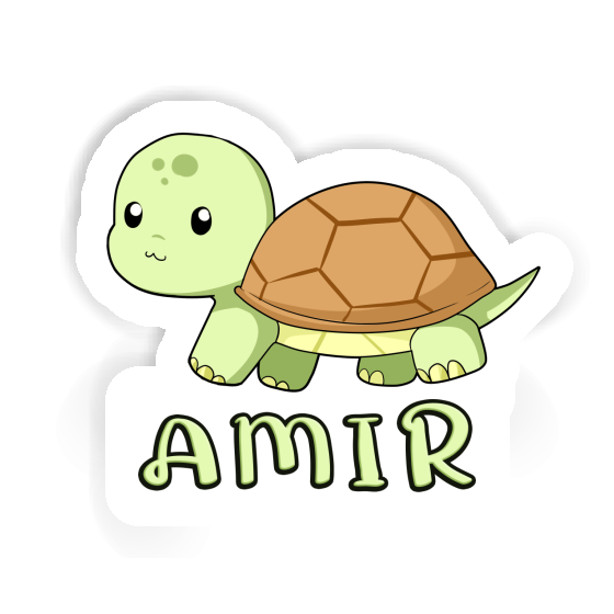 Amir Autocollant Tortue Notebook Image