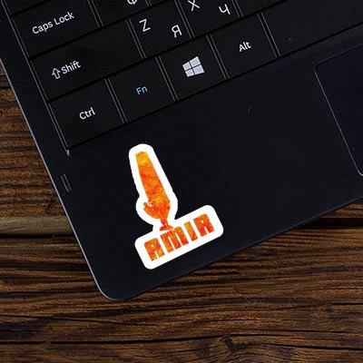 Amir Sticker Windsurfer Laptop Image