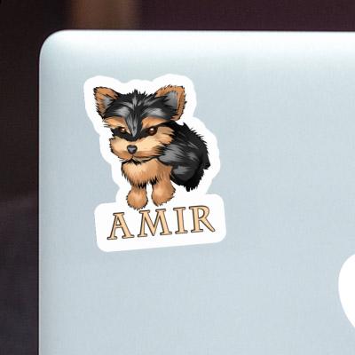 Amir Sticker Yorkie Laptop Image