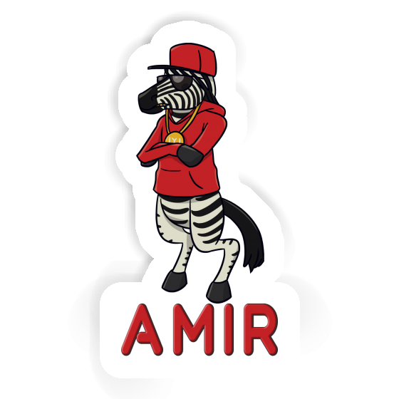 Sticker Zebra Amir Notebook Sticker Zebra Amir Gift package Image