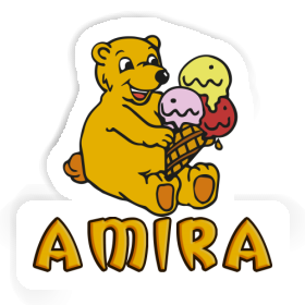 Ice Cream Bear Sticker Amira Image