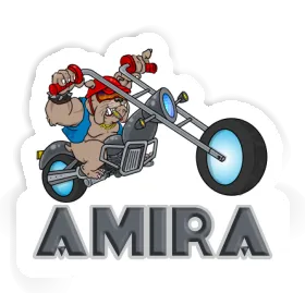 Amira Autocollant Biker Image