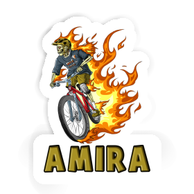 Mountainbiker Sticker Amira Image