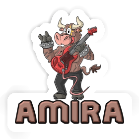 Sticker Guitarist Amira Image