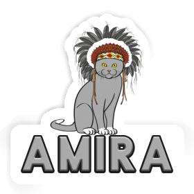 American Indian Sticker Amira Image